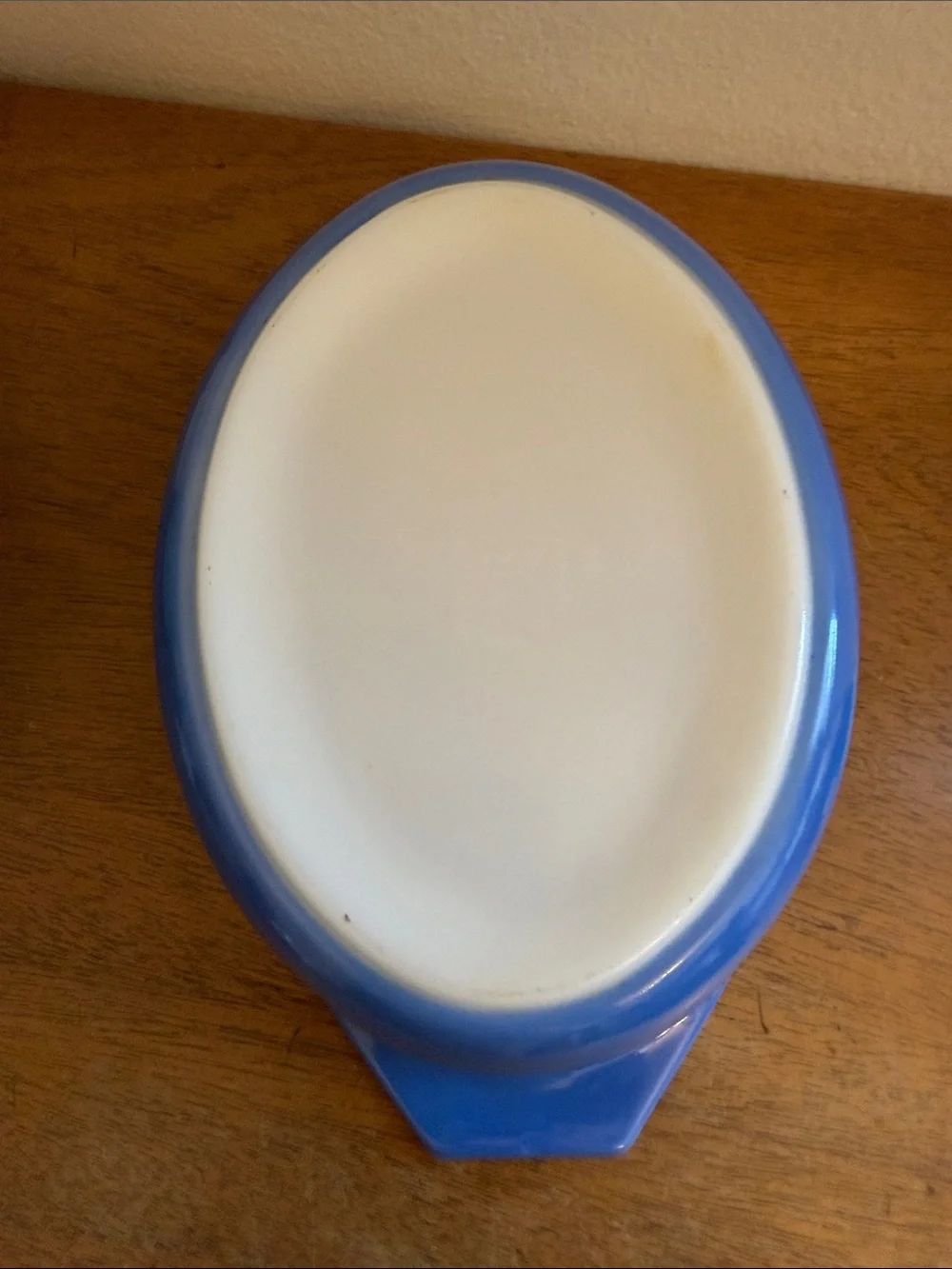 Vintage Pyrex Blue Horizon Casserole Dish No Lid 043